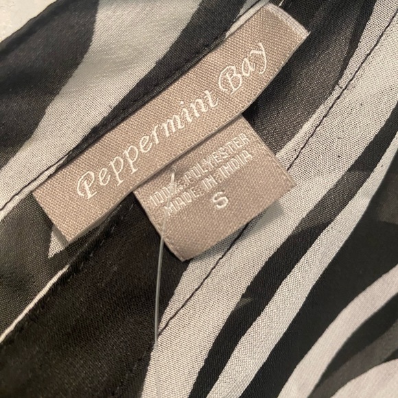 NWT 🦓 Zebra Print Sheer Beach & Swimsuit Cover Up, size Small - Picture 5 of 6